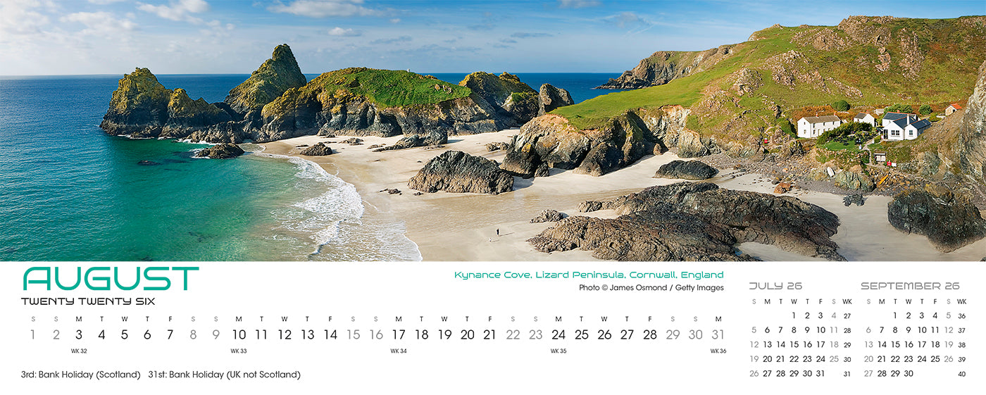 Panorama Desk Calendar
