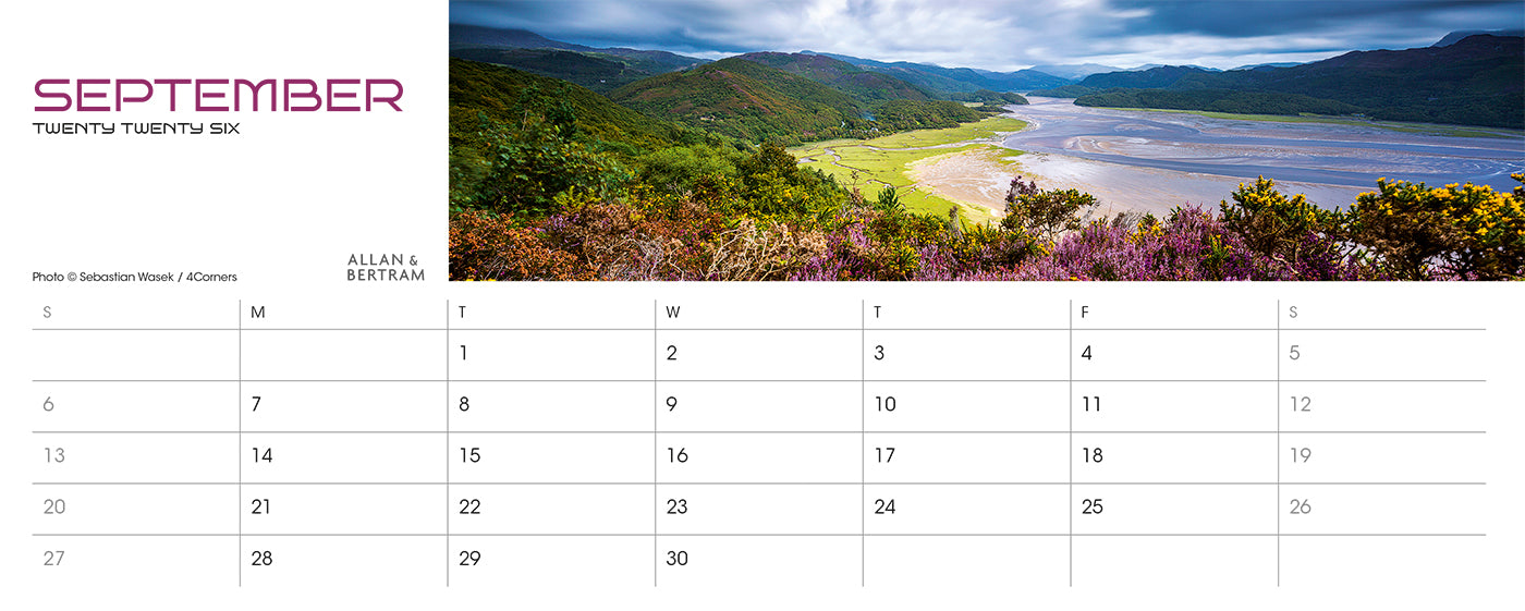Panorama Desk Calendar