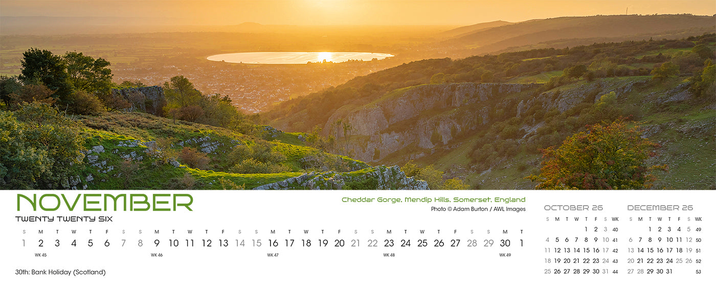 Panorama Desk Calendar