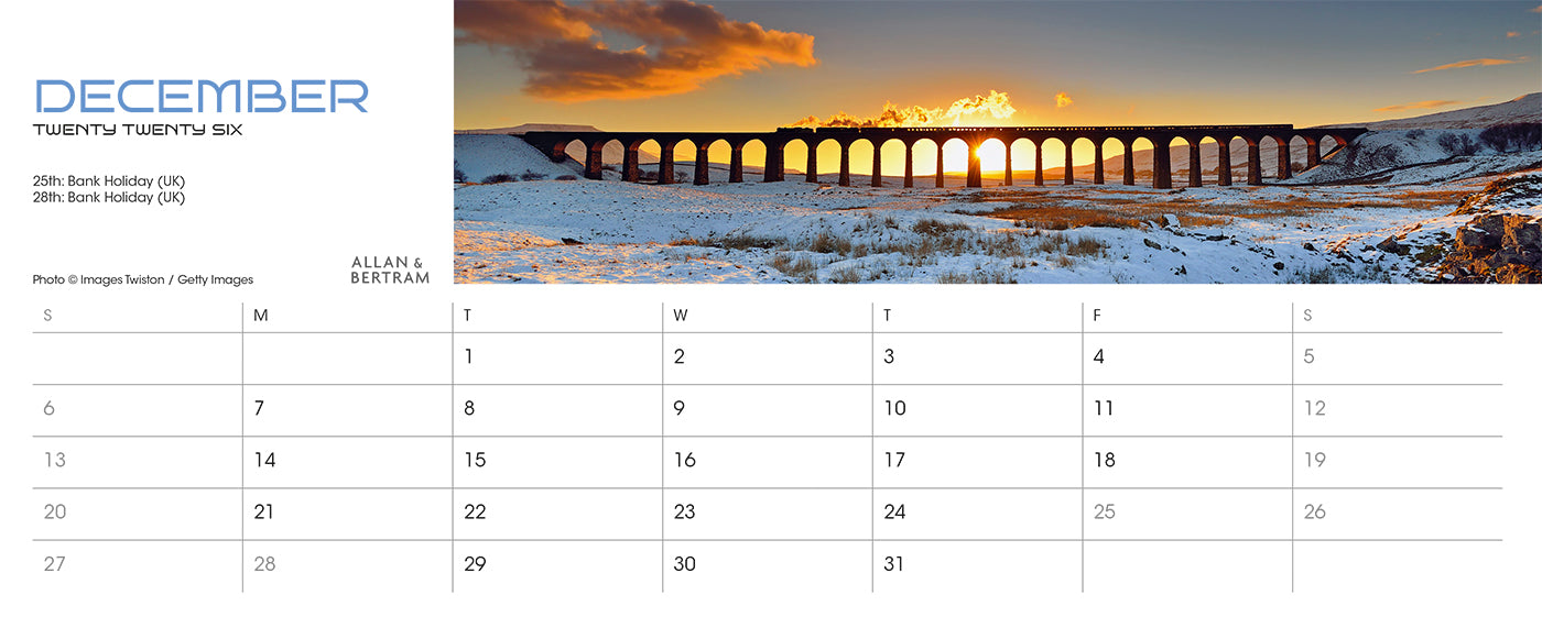 Panorama Desk Calendar
