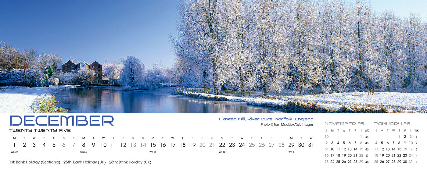 Panorama Desk Calendar