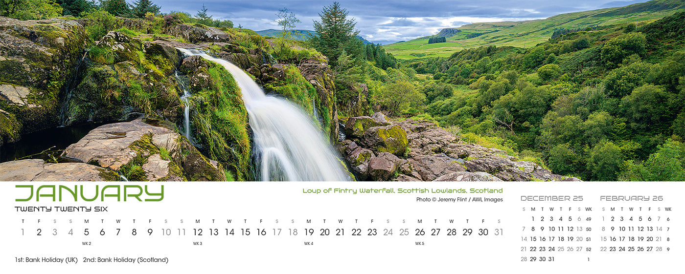 Panorama Desk Calendar