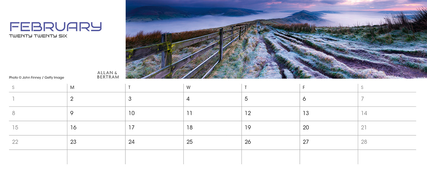 Panorama Desk Calendar