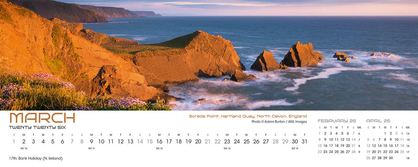 Panorama Desk Calendar