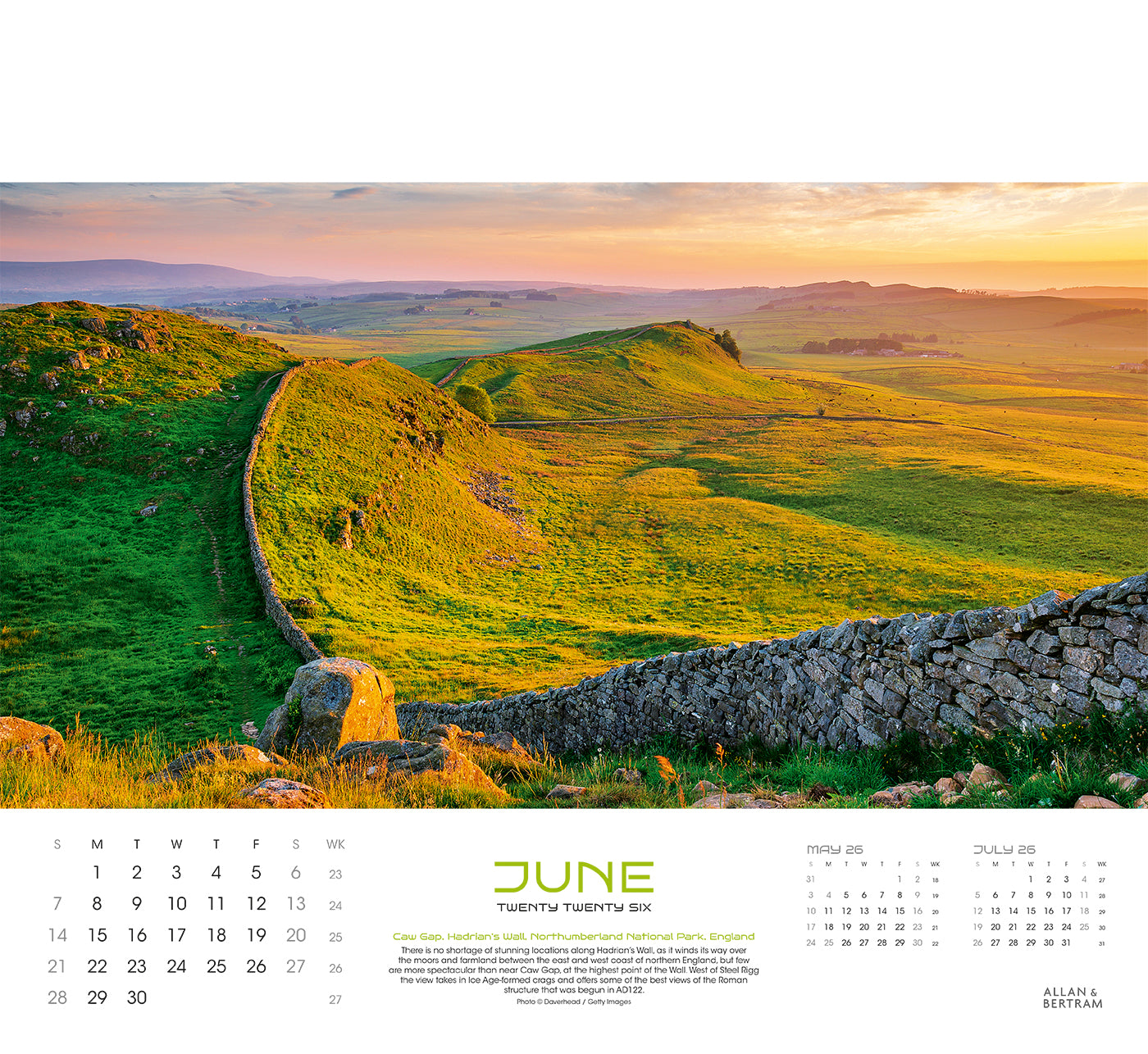 Panorama Wall Calendar