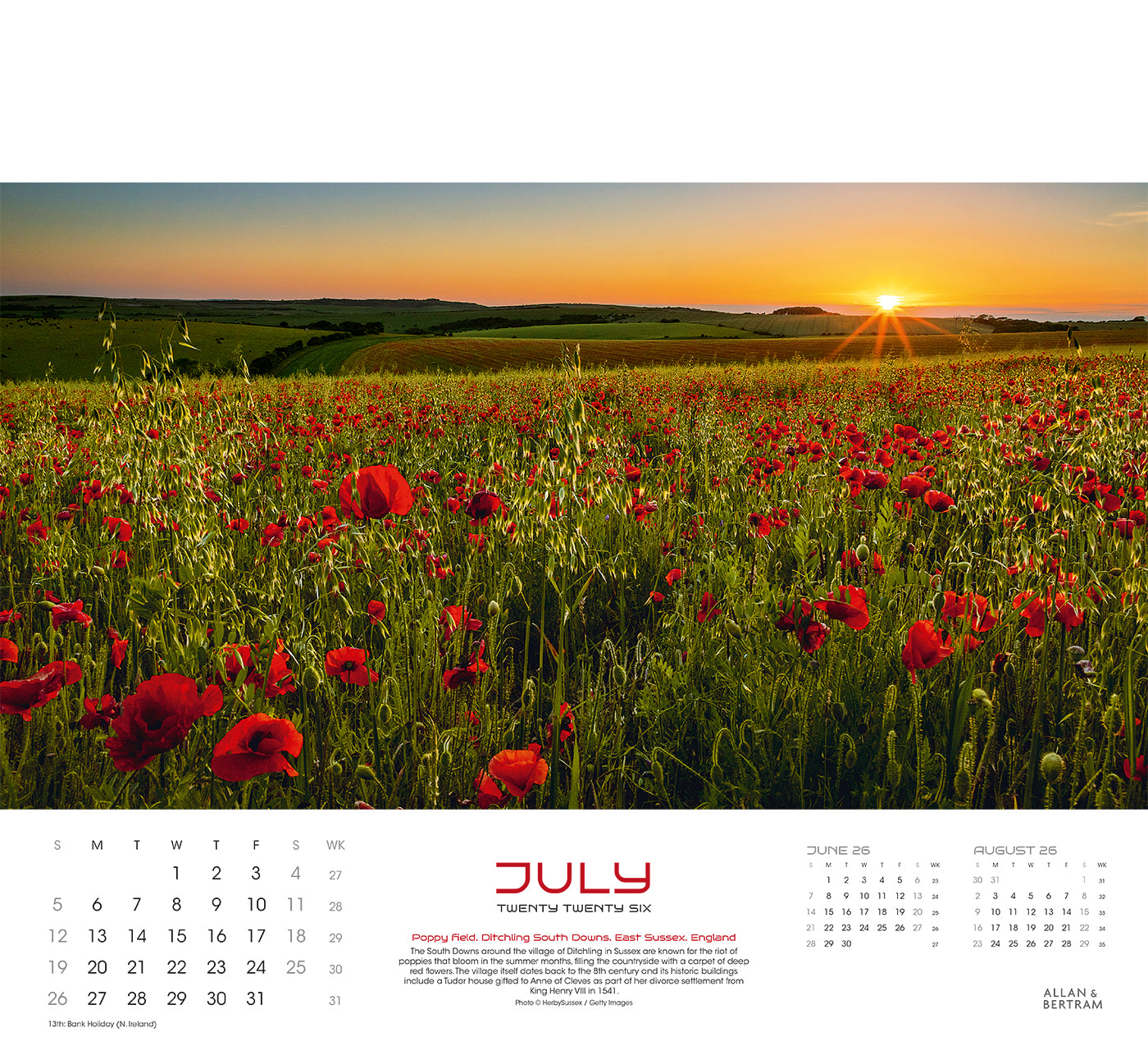 Panorama Wall Calendar