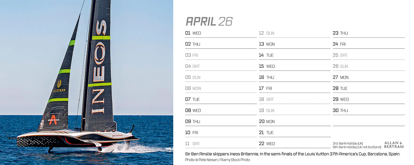 Sailpower Desk Calendar