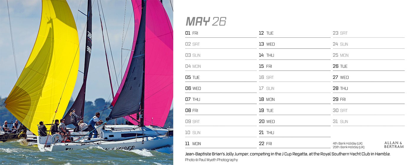 Sailpower Desk Calendar