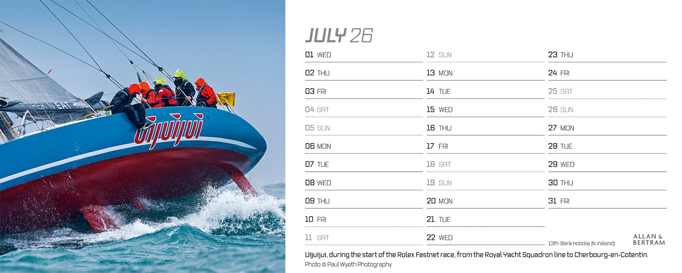 Sailpower Desk Calendar