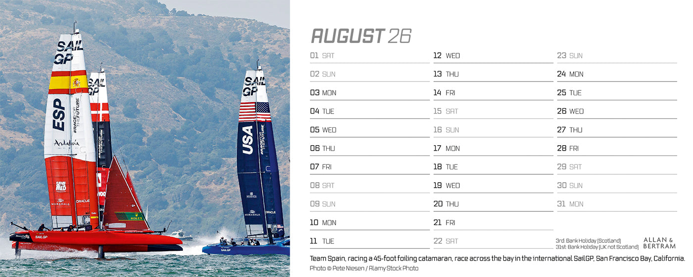 Sailpower Desk Calendar