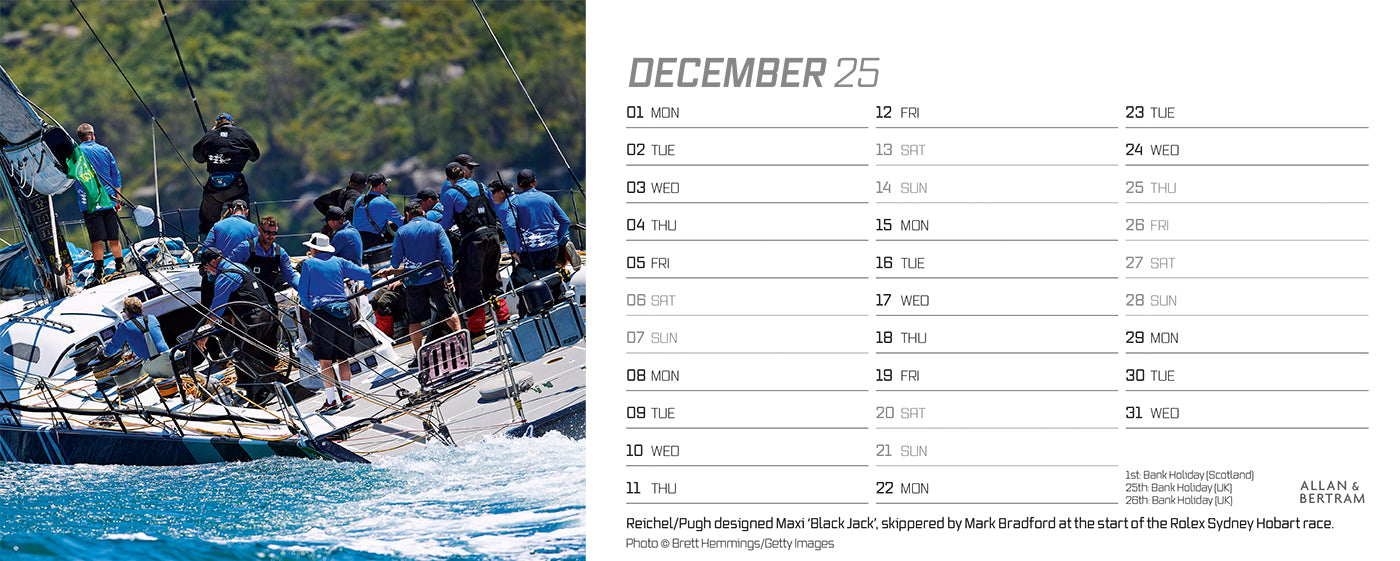 Sailpower Desk Calendar