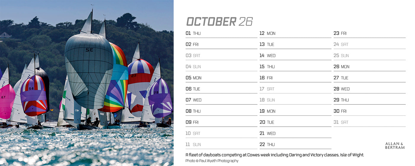 Sailpower Desk Calendar
