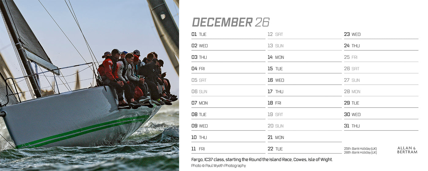 Sailpower Desk Calendar