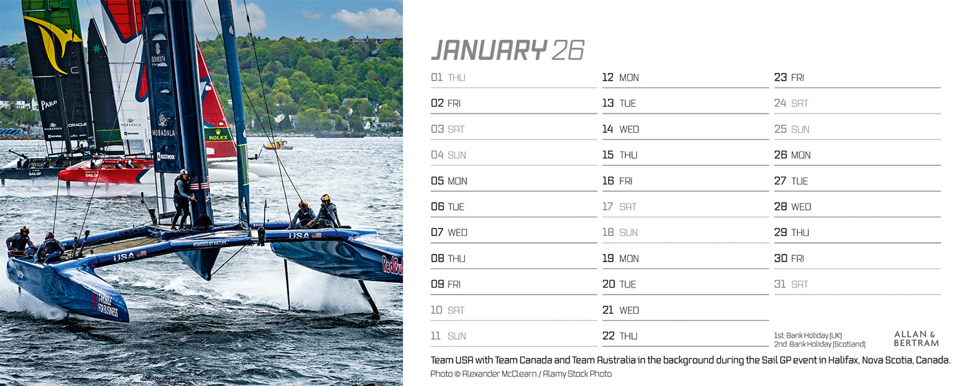 Sailpower Desk Calendar