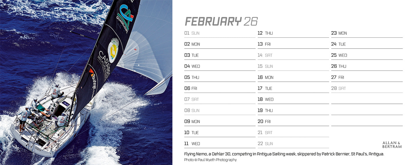 Sailpower Desk Calendar