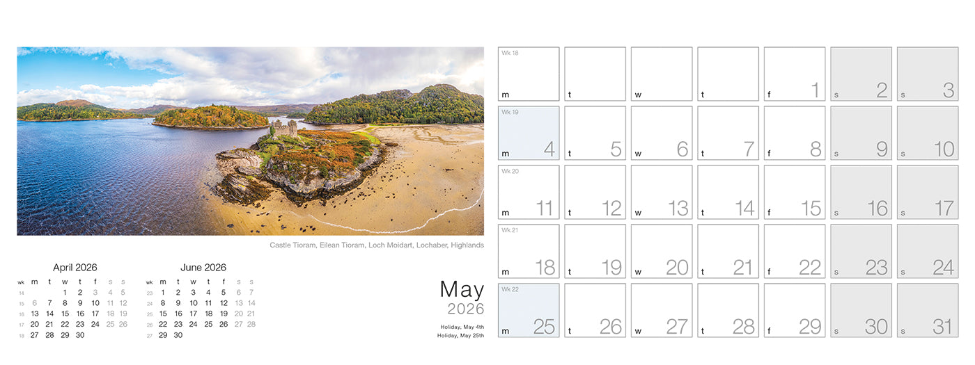 Spirit of Scotland Desk Calendar