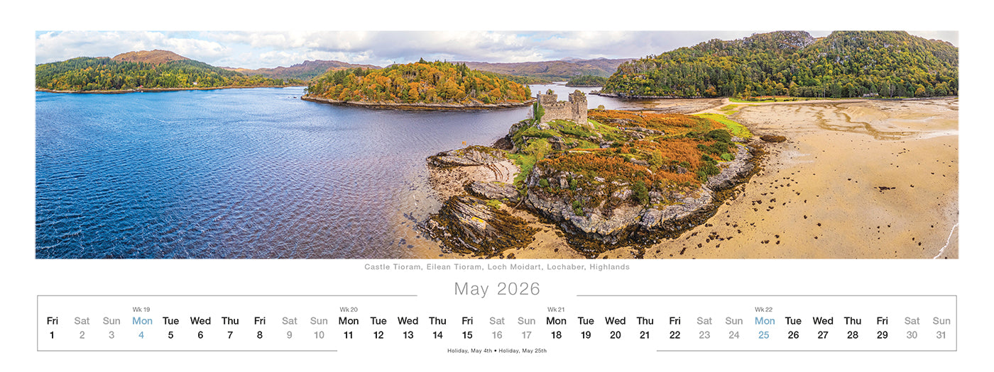 Spirit of Scotland Desk Calendar