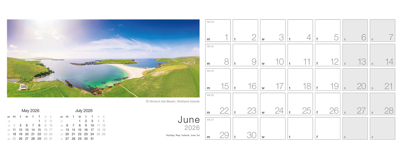 Spirit of Scotland Desk Calendar