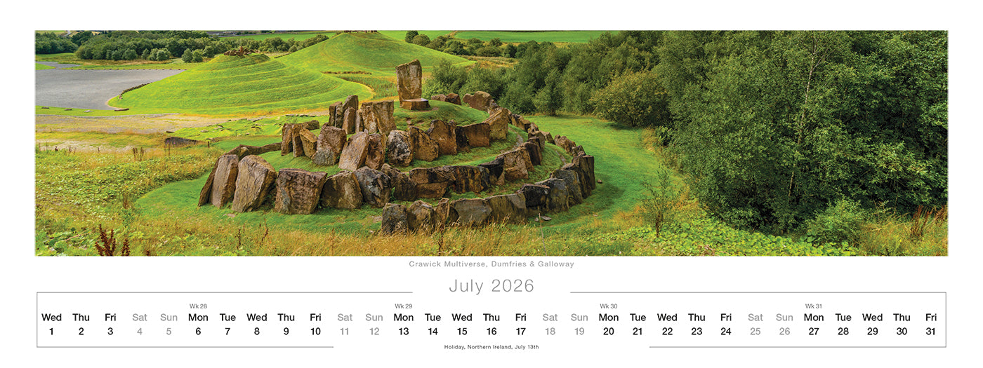 Spirit of Scotland Desk Calendar