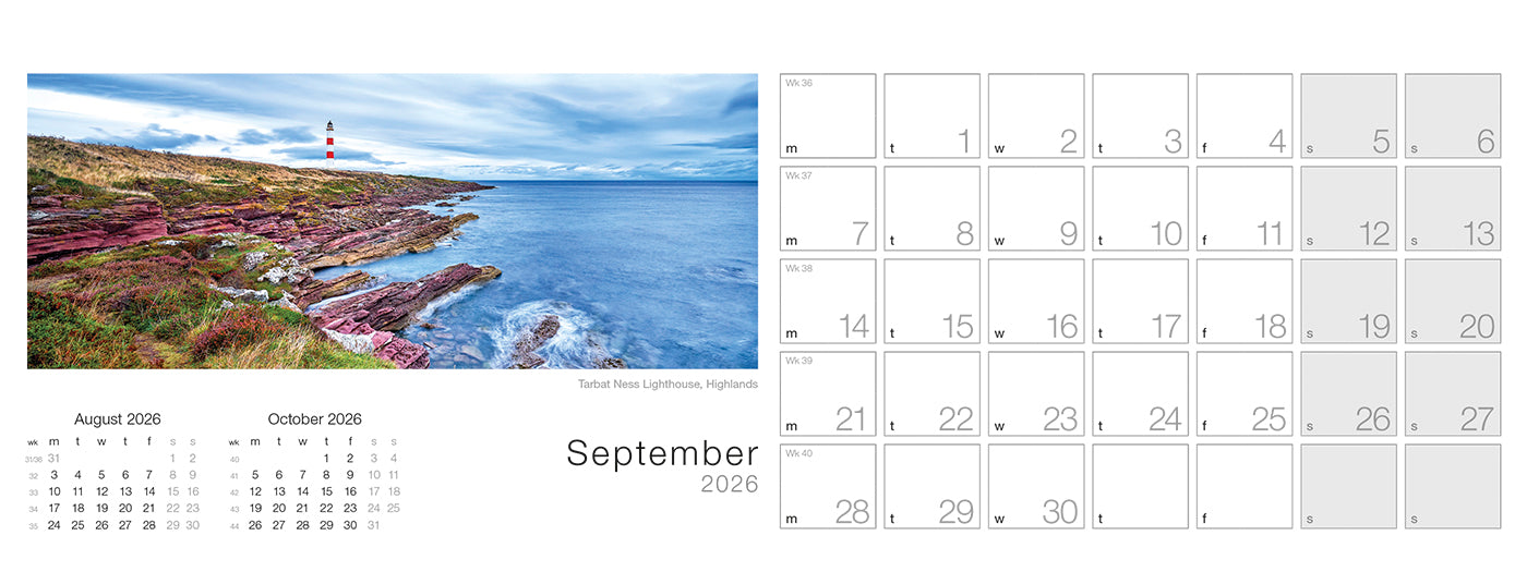 Spirit of Scotland Desk Calendar
