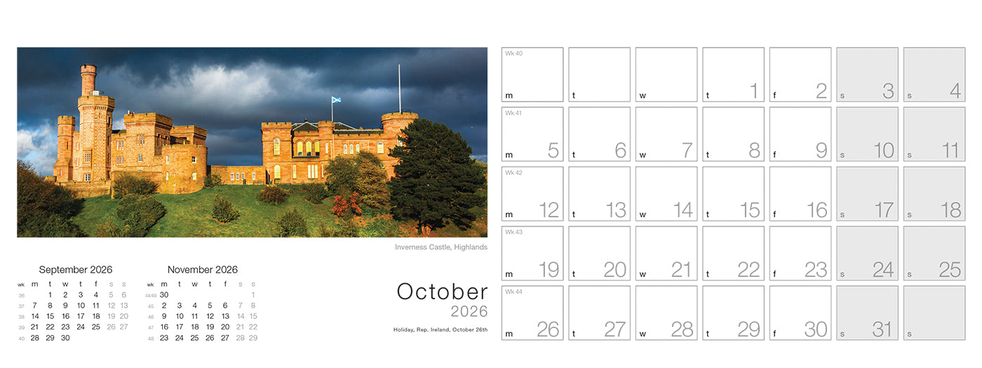 Spirit of Scotland Desk Calendar