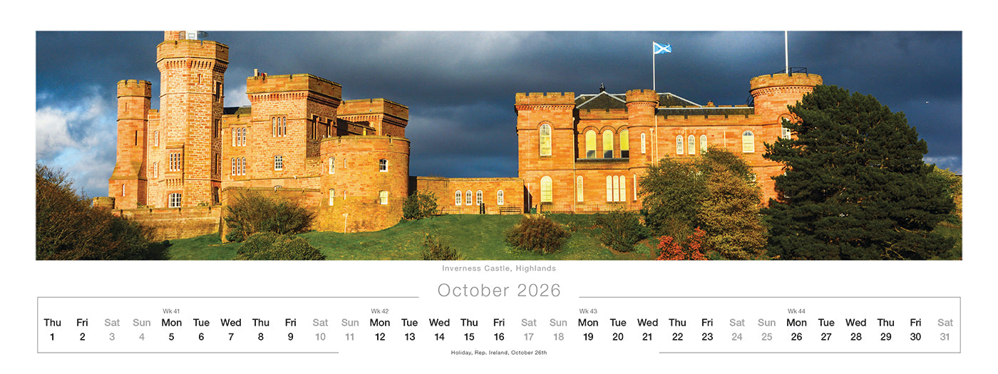 Spirit of Scotland Desk Calendar