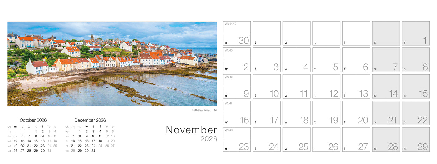 Spirit of Scotland Desk Calendar