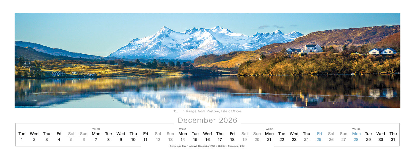 Spirit of Scotland Desk Calendar