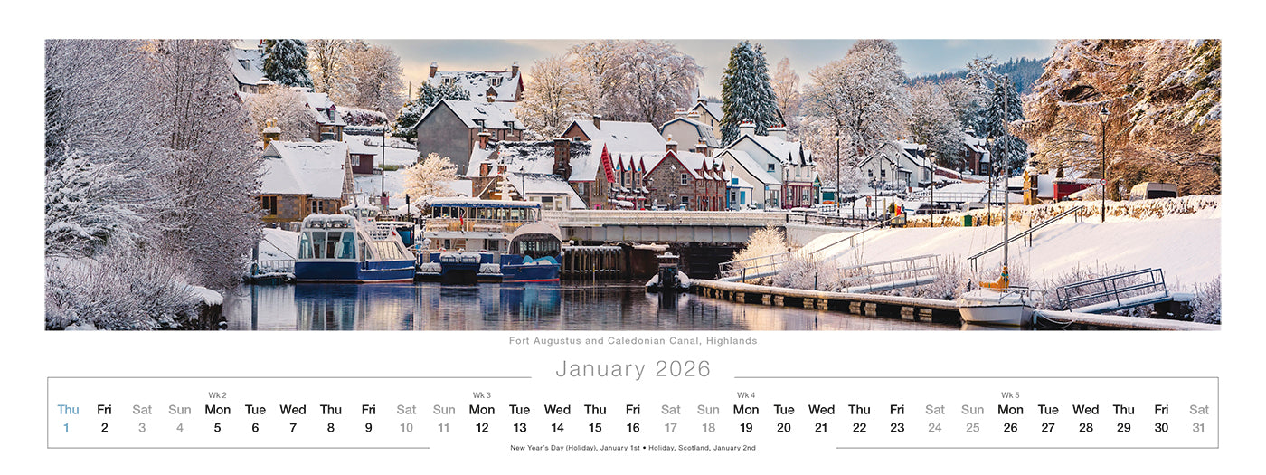 Spirit of Scotland Desk Calendar