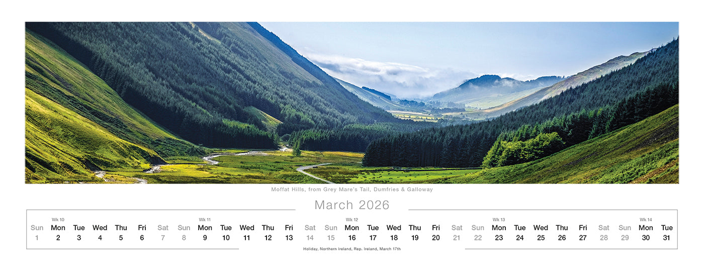 Spirit of Scotland Desk Calendar