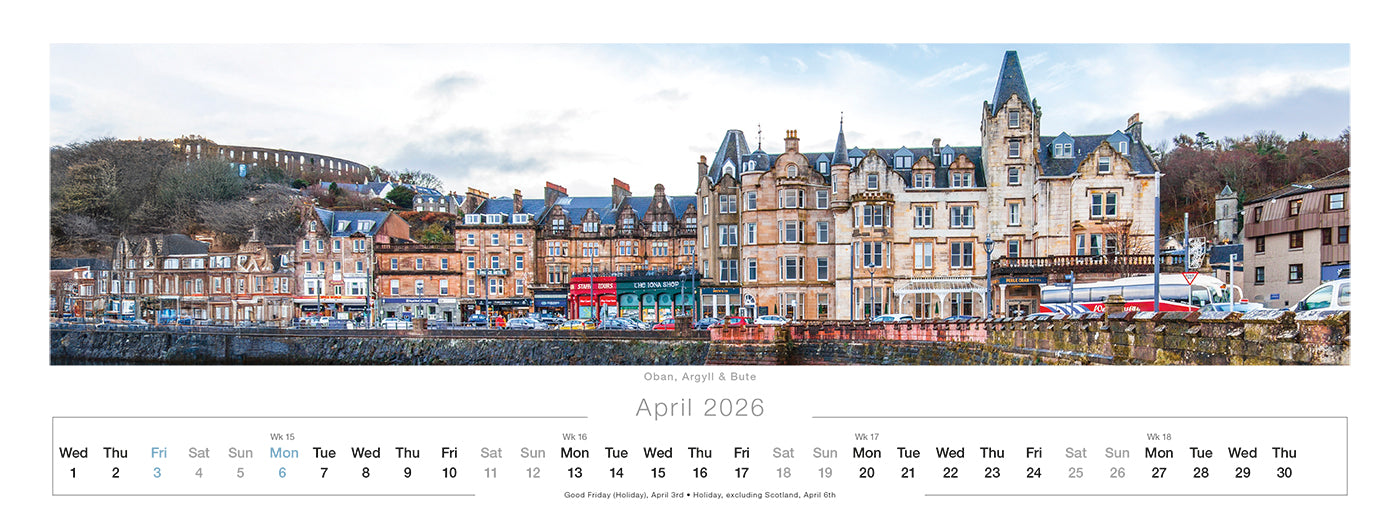 Spirit of Scotland Desk Calendar