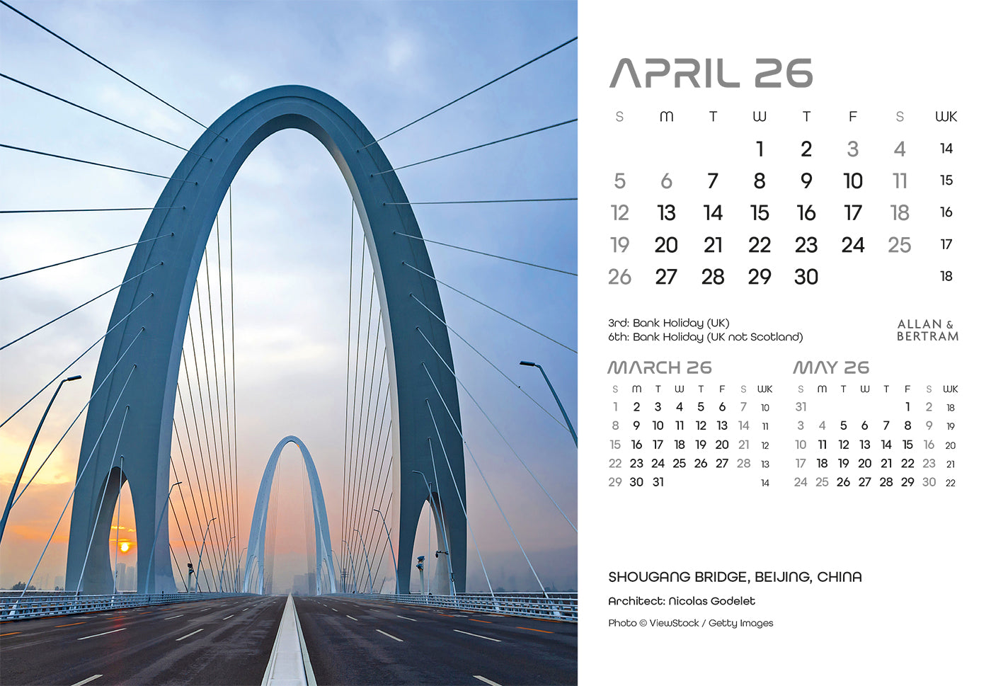 State of the Art Midi Desk Calendar