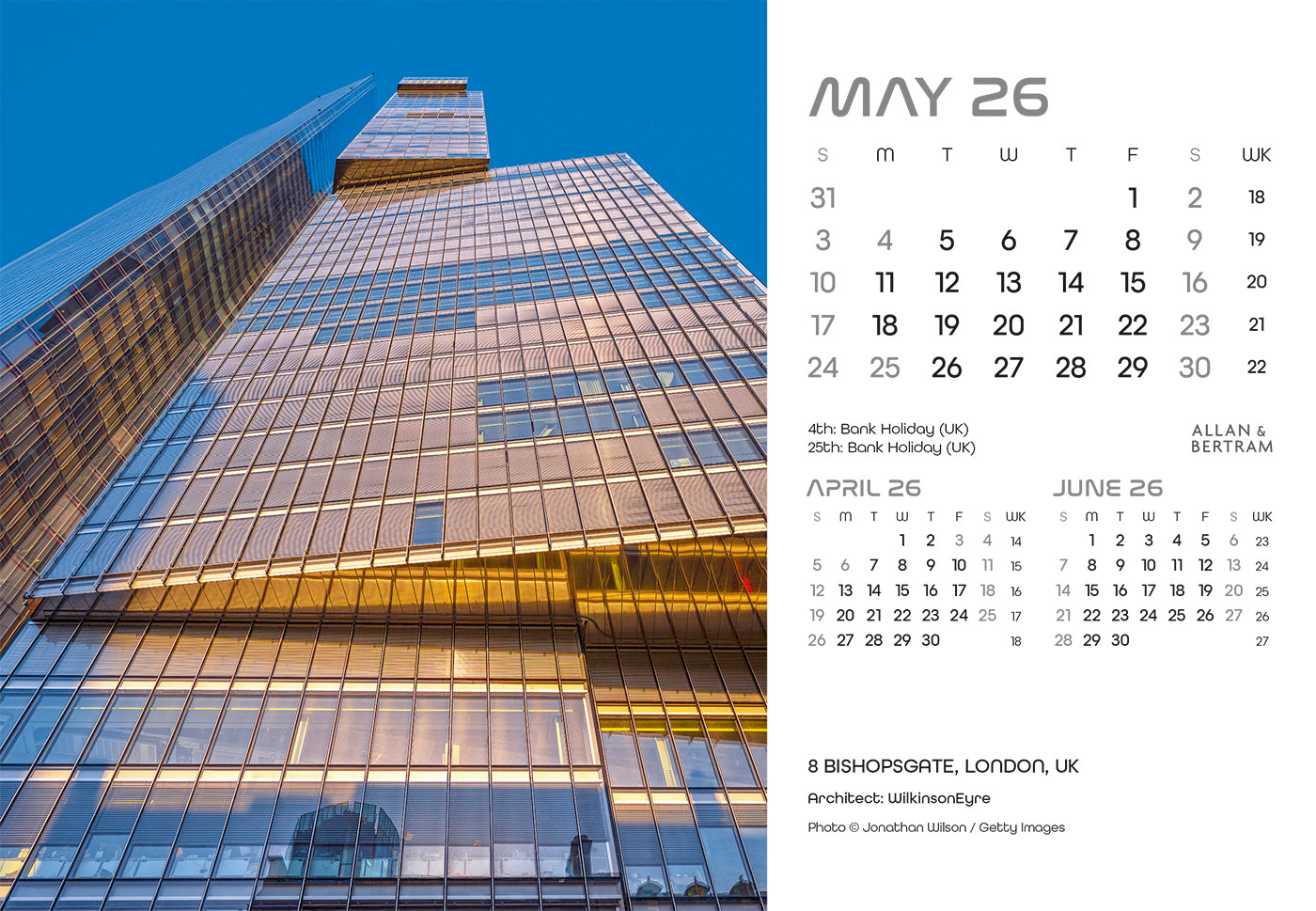 State of the Art Midi Desk Calendar