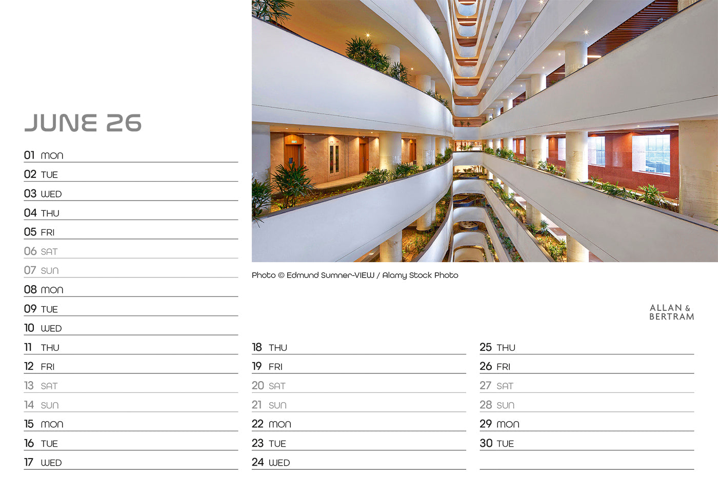 State of the Art Midi Desk Calendar