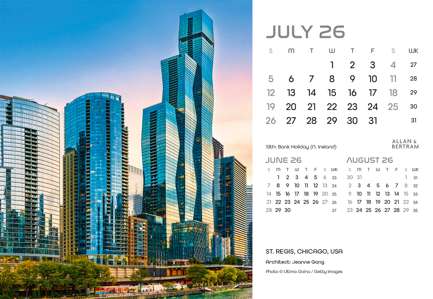 State of the Art Midi Desk Calendar
