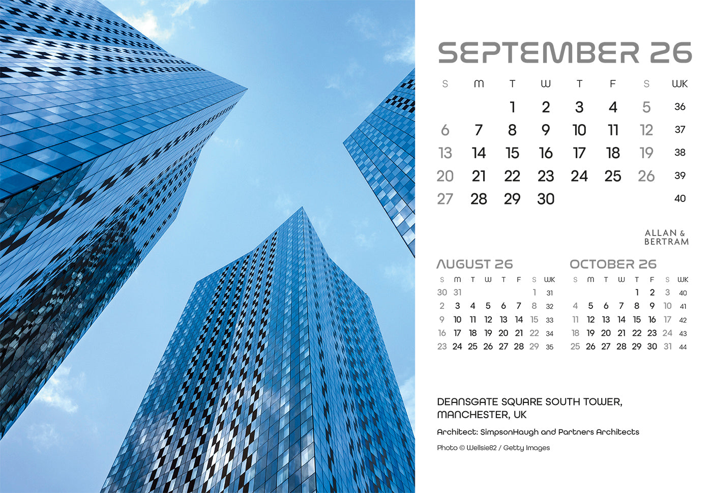 State of the Art Midi Desk Calendar