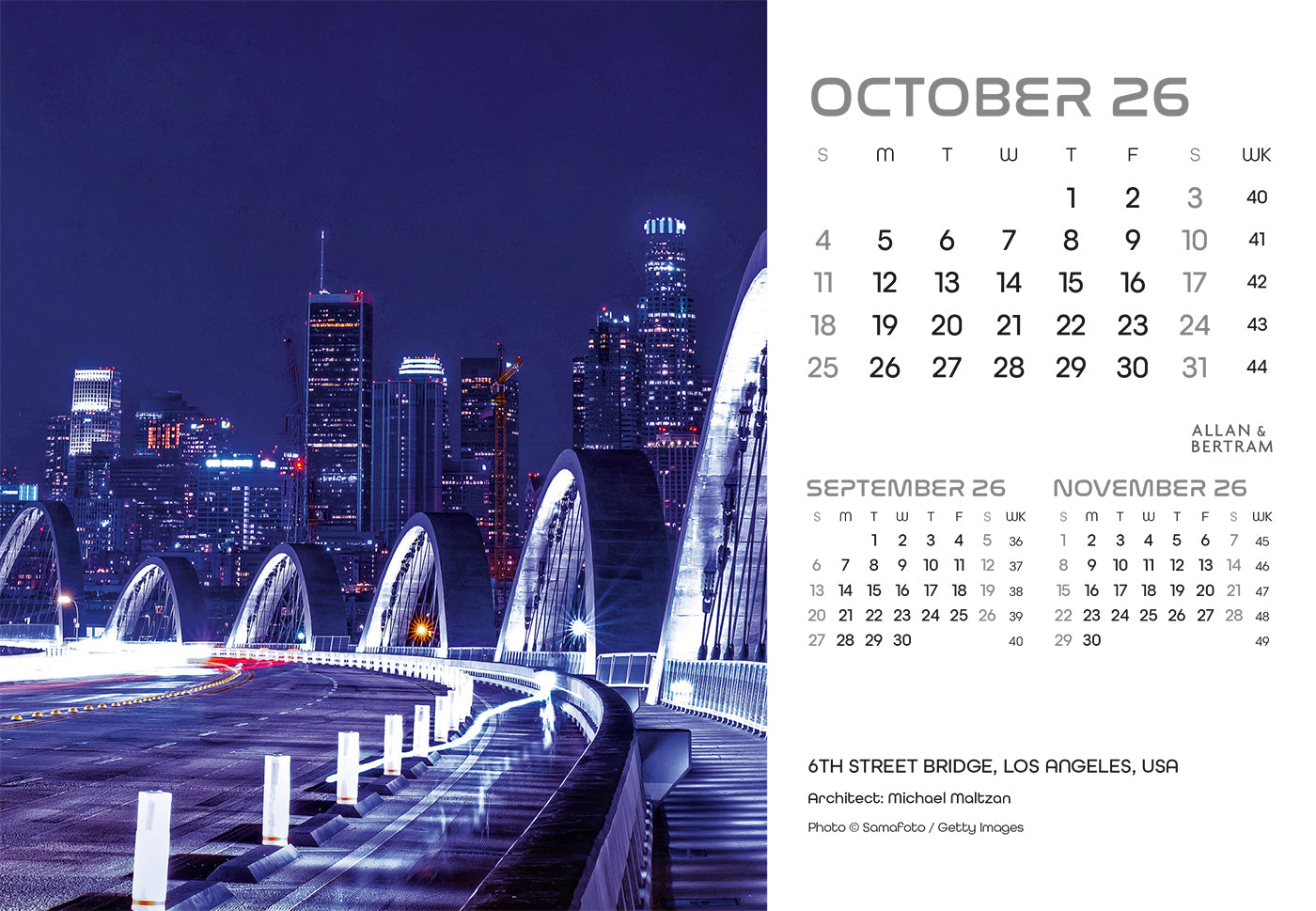 State of the Art Midi Desk Calendar