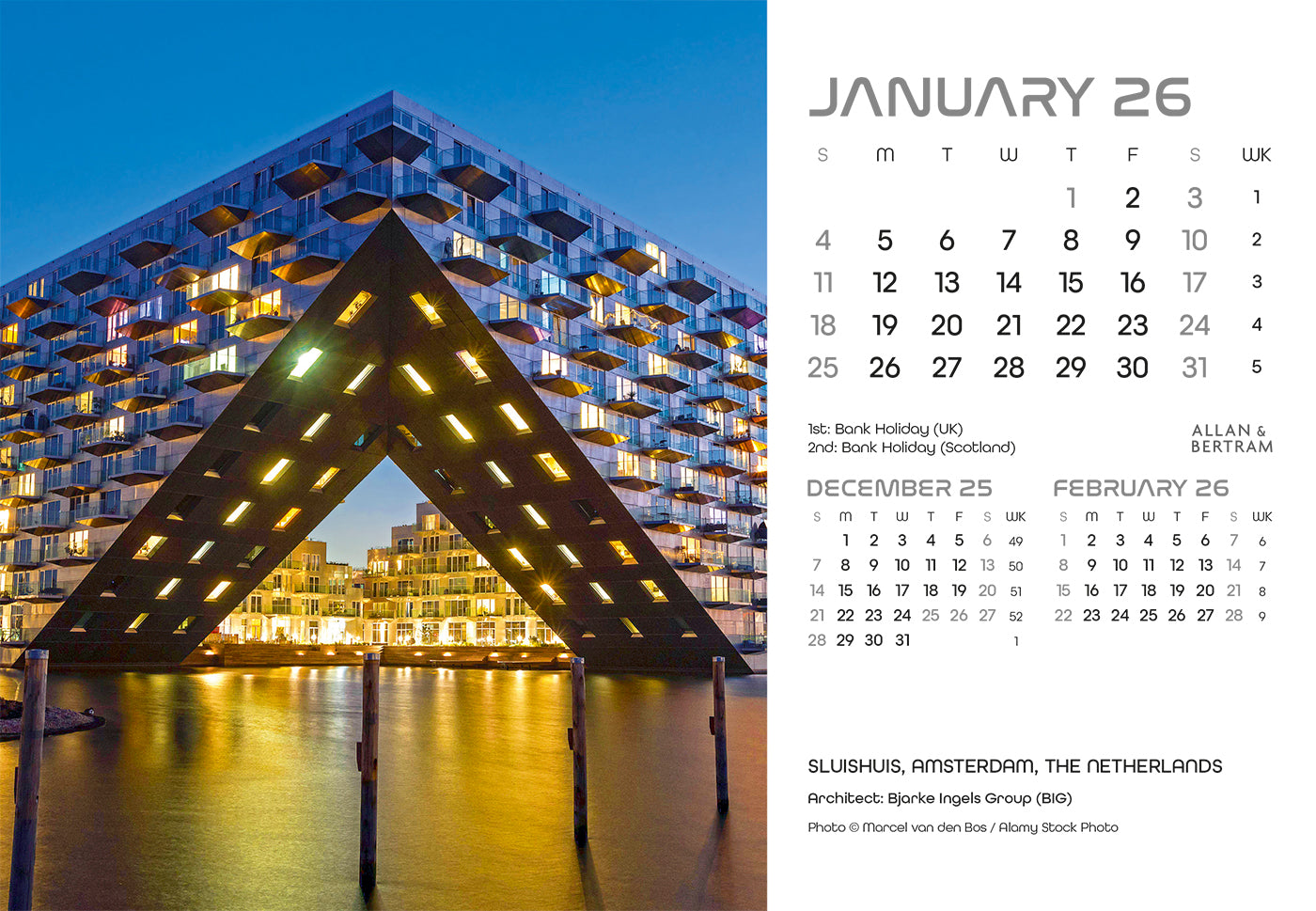 State of the Art Midi Desk Calendar