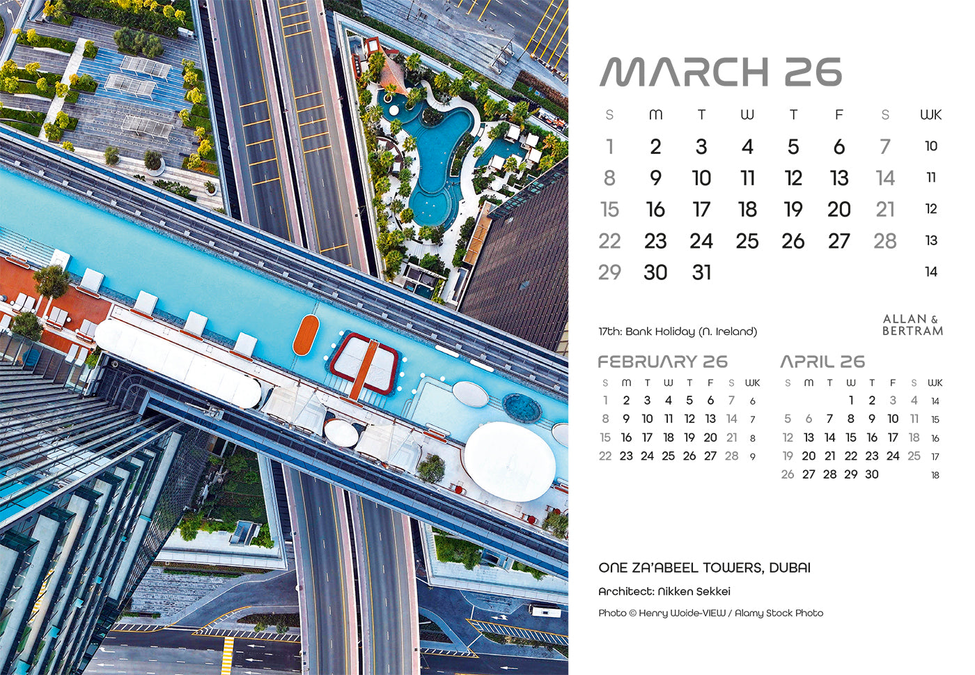 State of the Art Midi Desk Calendar