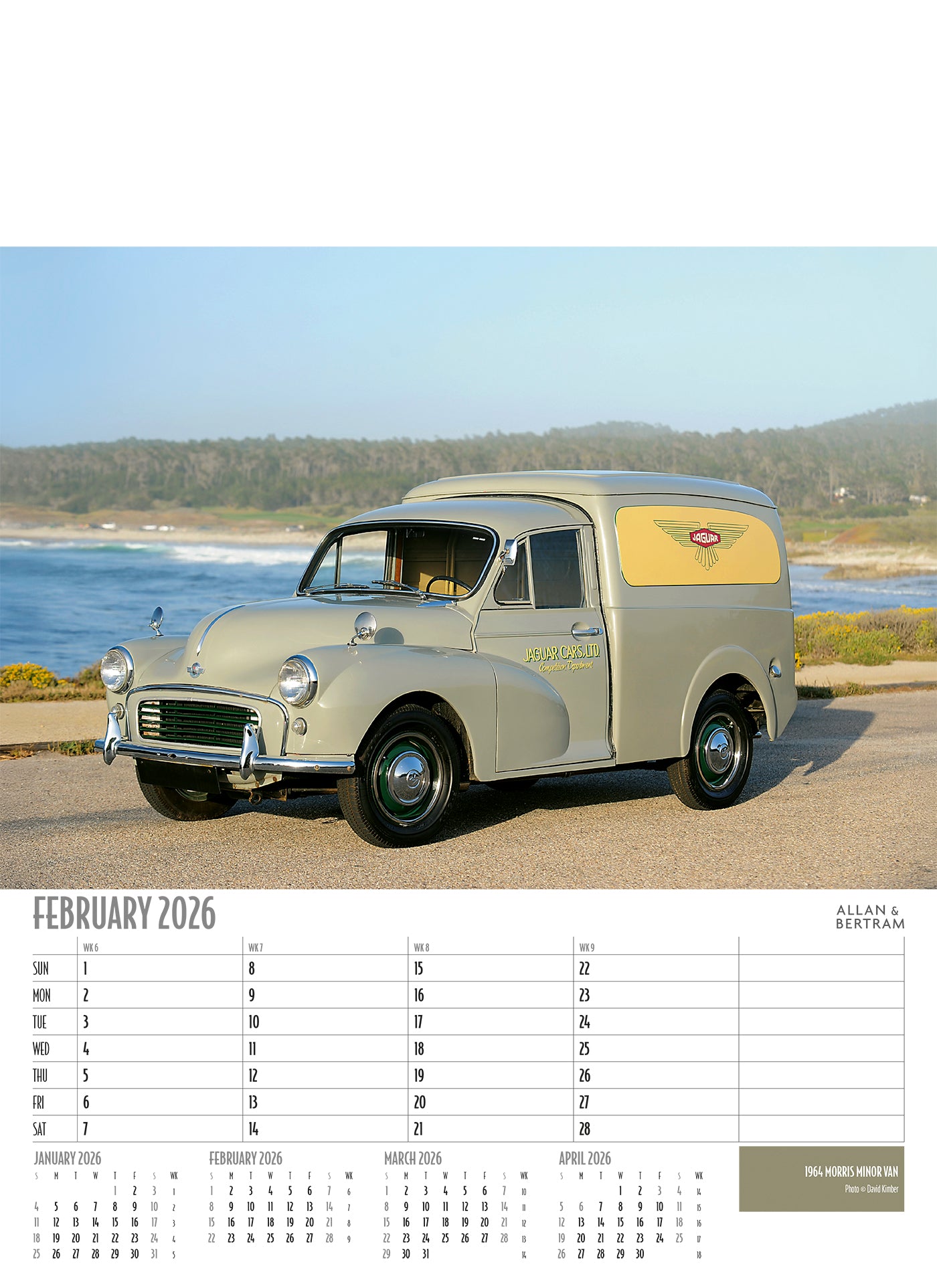 Vintage Power Junior Wall Calendar