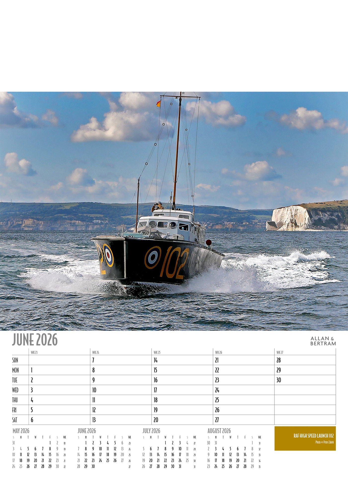 Vintage Power Junior Wall Calendar