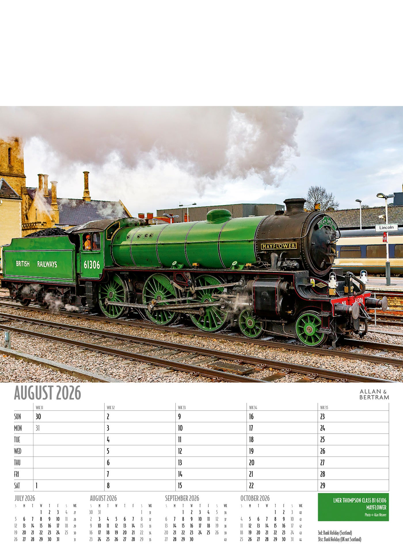 Vintage Power Junior Wall Calendar