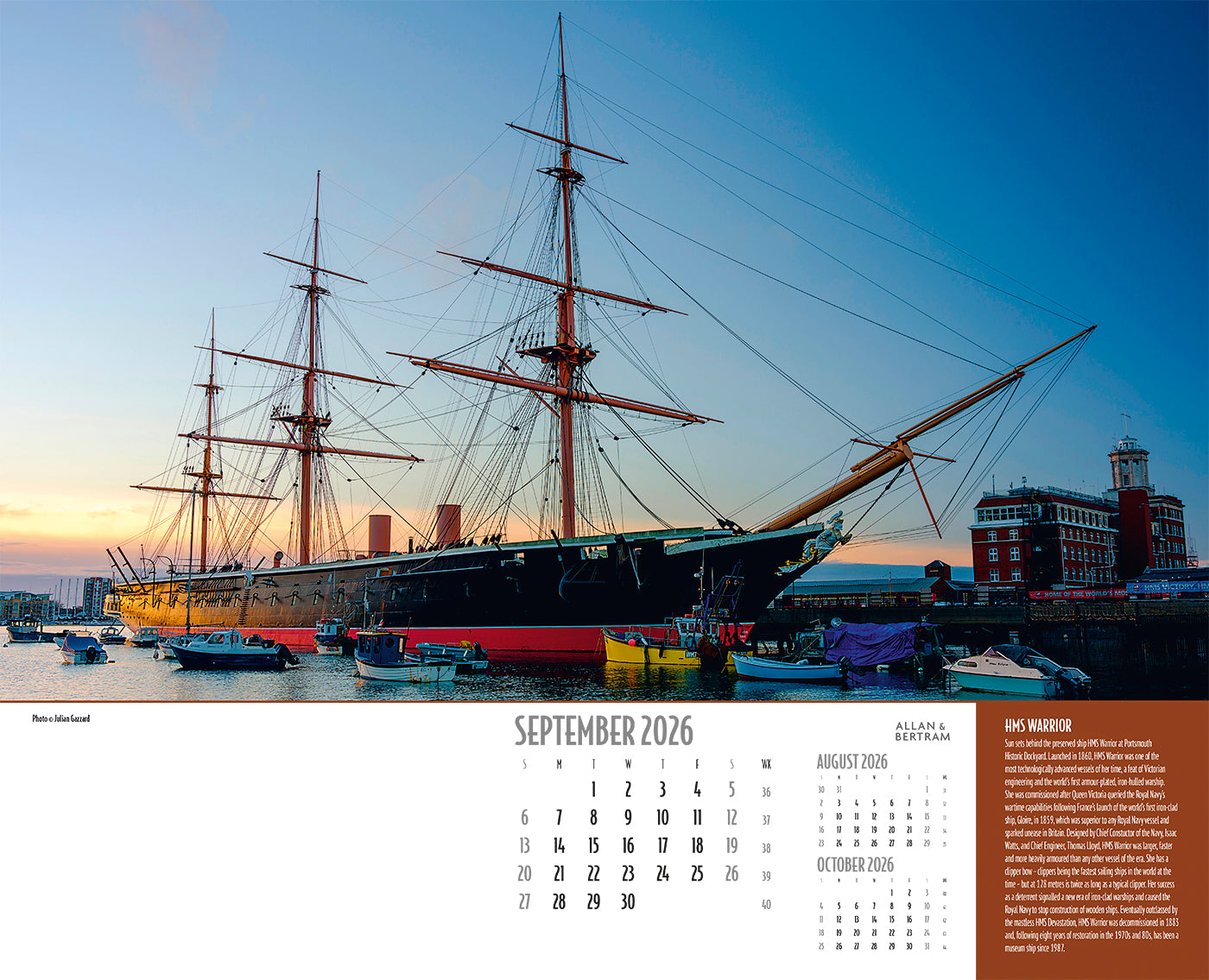 Vintage Power Wall Calendar