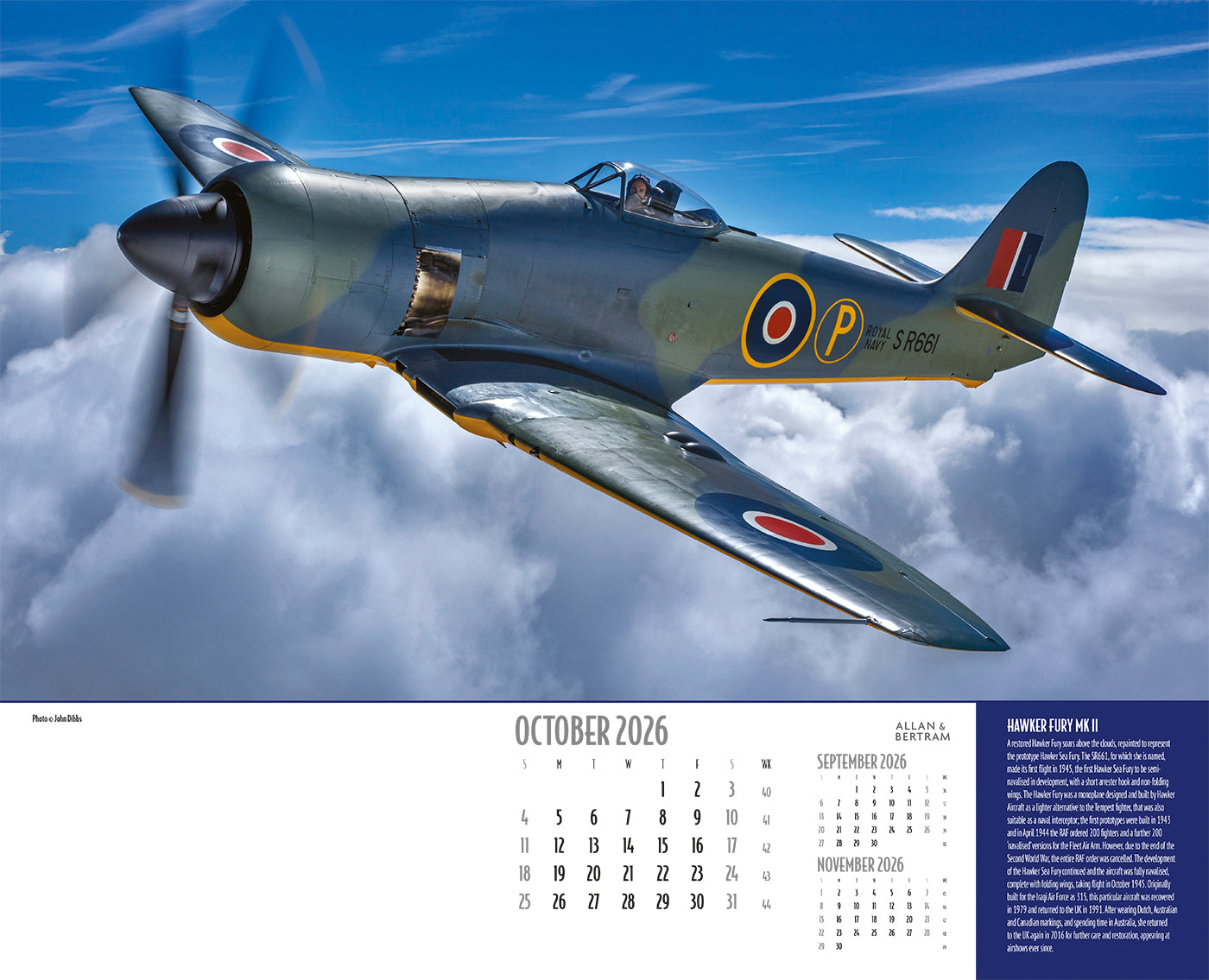Vintage Power Wall Calendar