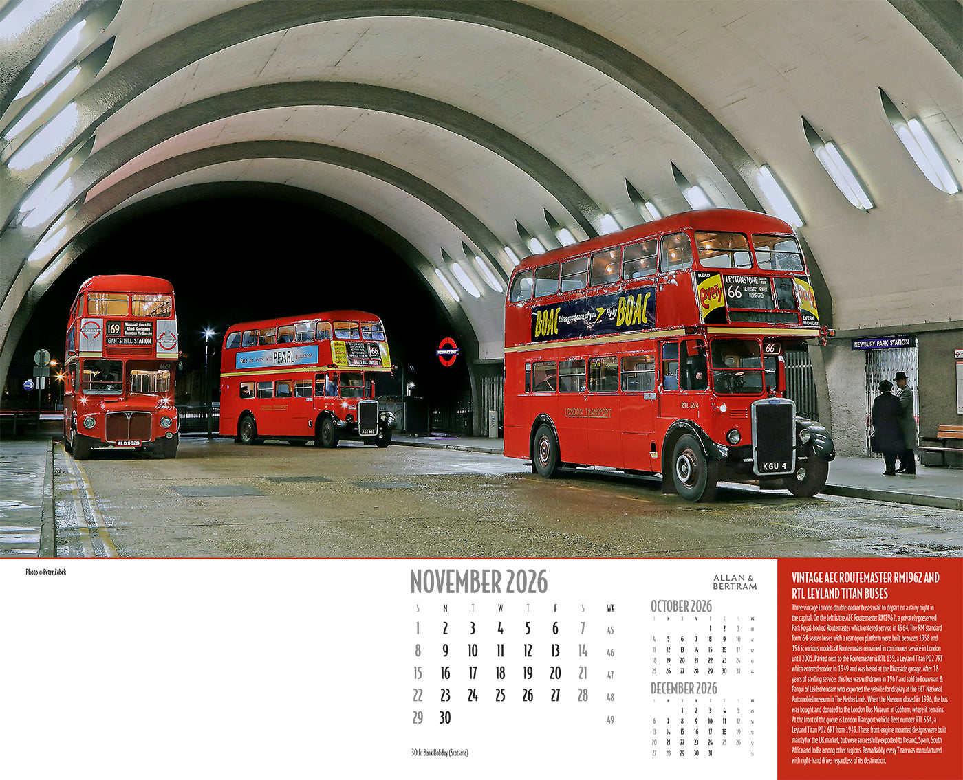 Vintage Power Wall Calendar