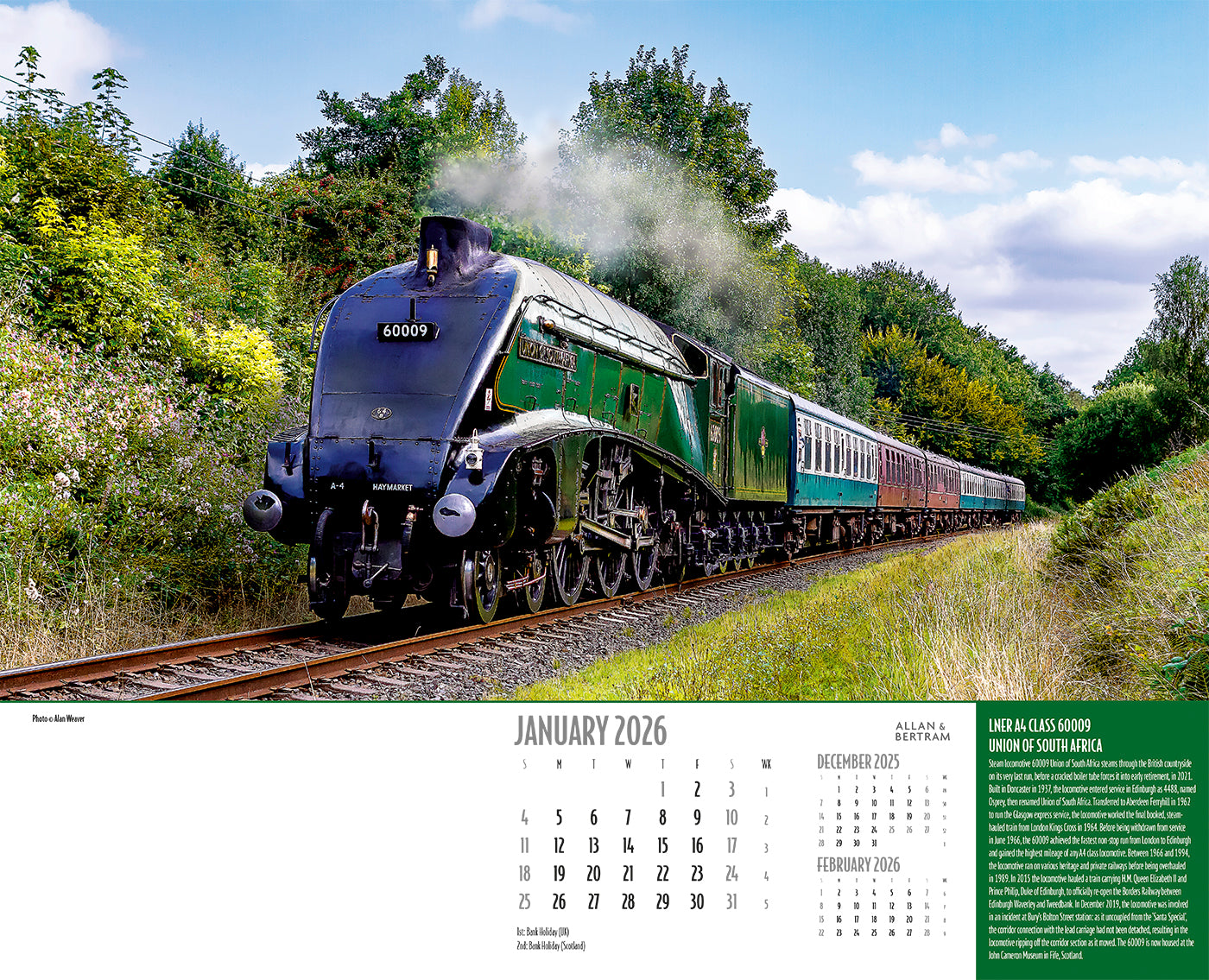 Vintage Power Wall Calendar