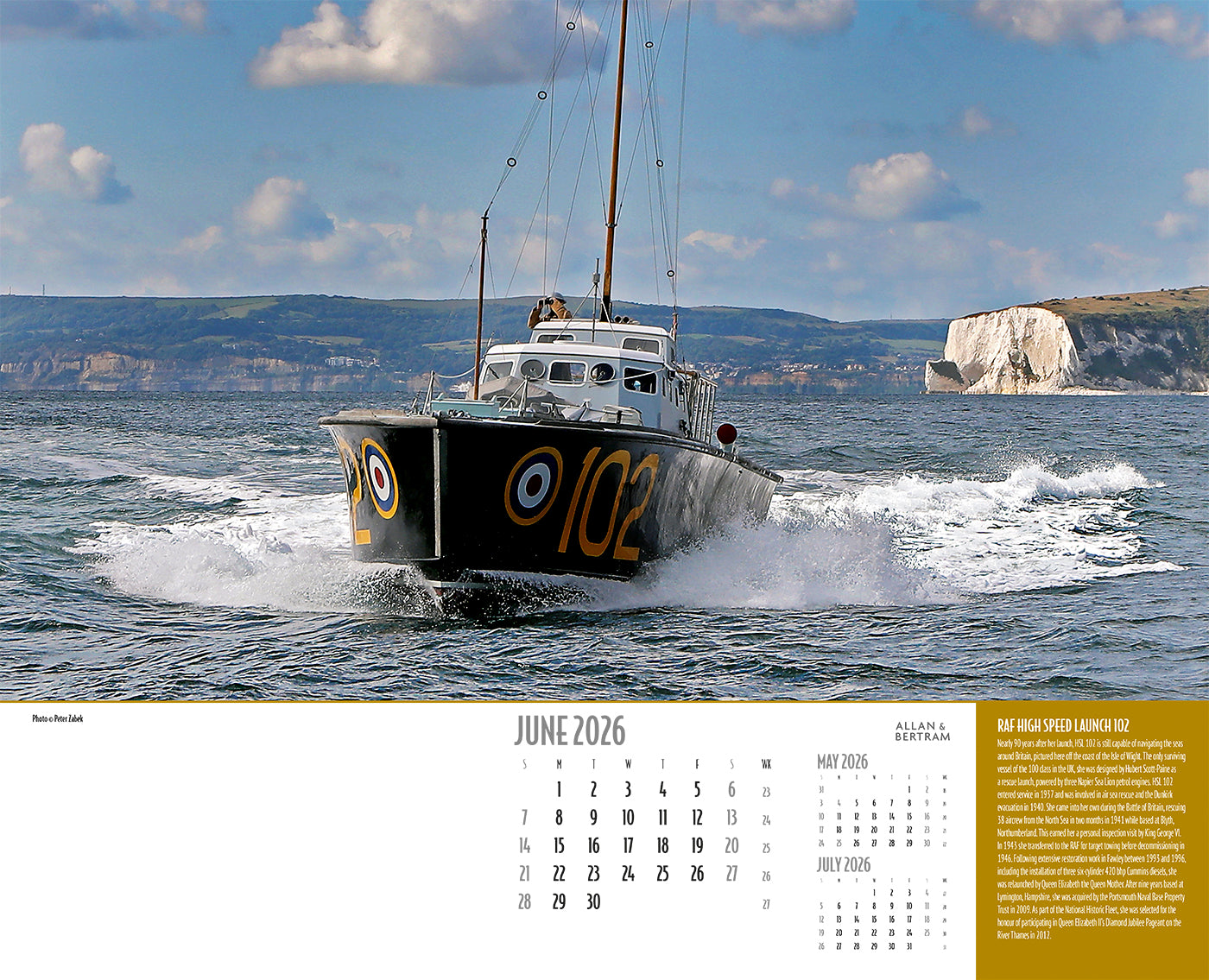 Vintage Power Wall Calendar