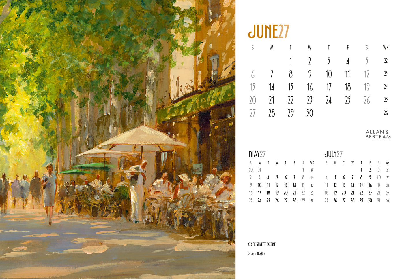 Art Midi Desk Calendar