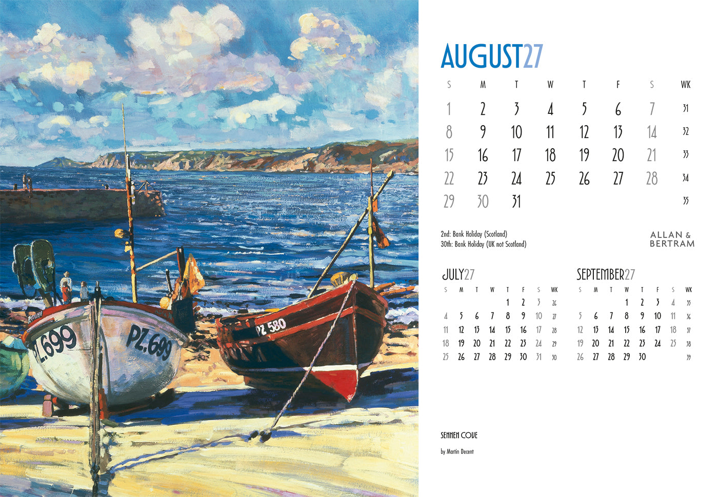 Art Midi Desk Calendar