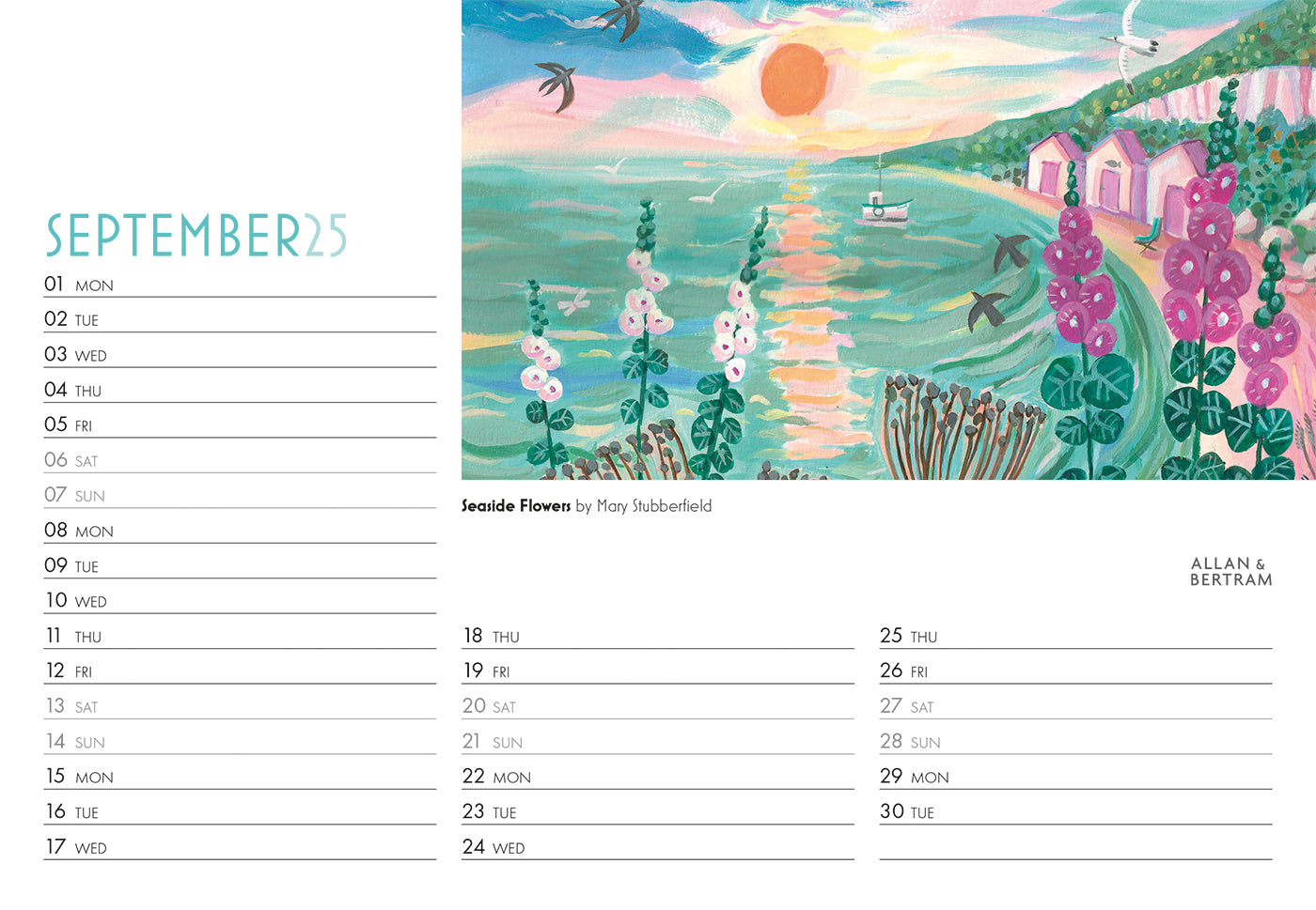 Art Midi Desk Calendar